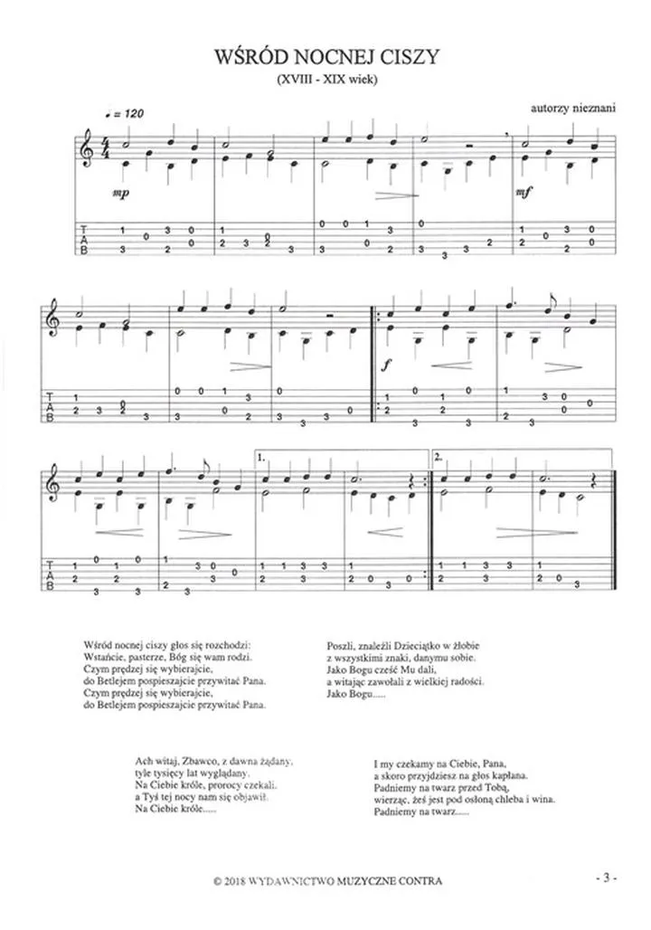 Akordy ukulele Przybieżeli do Betlejem