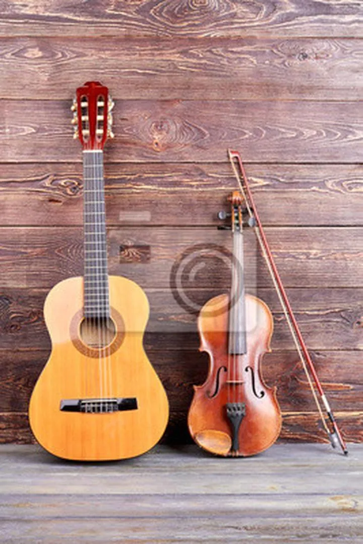 Gitara i skrzypce