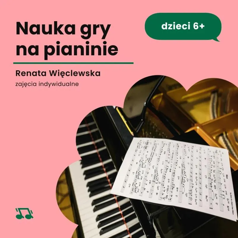 Nauka nut na pianino